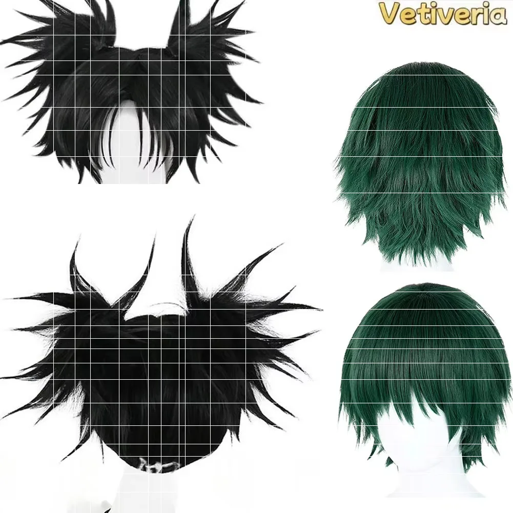 

Choso/Zenin Maki Cosplay Wig Props Anime Roleplay Heat Resistant Synthetic Hair Accessories Carnival Halloween Party Headwear