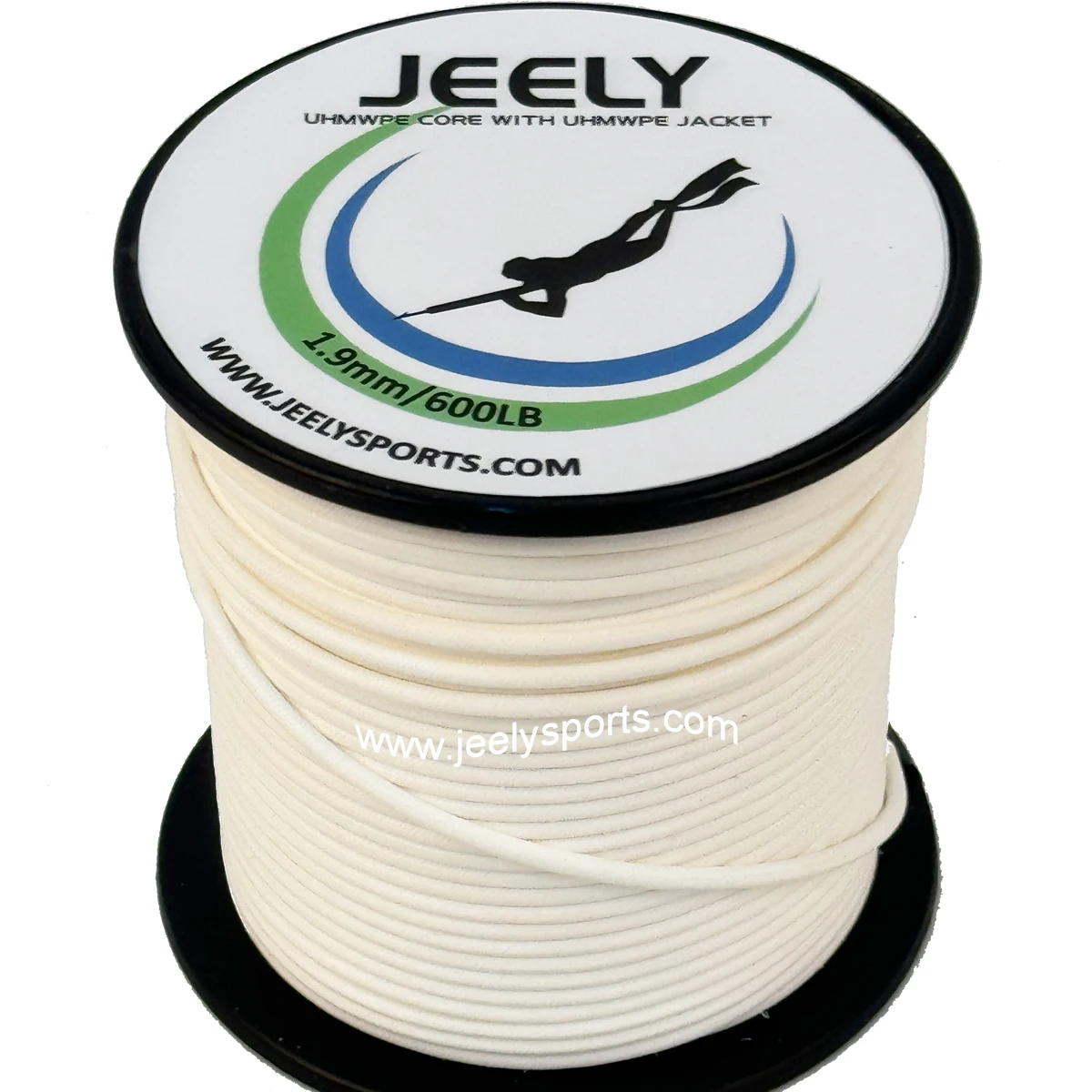 

Jeely 50m 1.9mm 600lb UHMWPE Jacket Rope Spearfishing Line