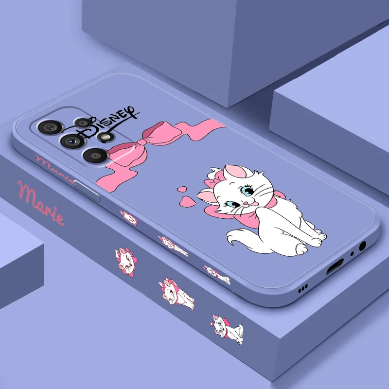 

Mary Cat Disney Fashionable Liquid Left Rope For Samsung A53 A52 A33 A32 A51 A71 A21S A13 A73 A55 A72 A23 A35 A05 5G Back