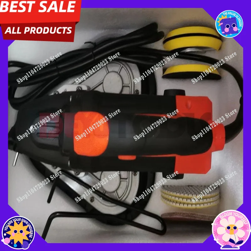 Brushless self-priming wall wall sander Polishing sandpaper machine Wall dust-free putty machine with double light strip