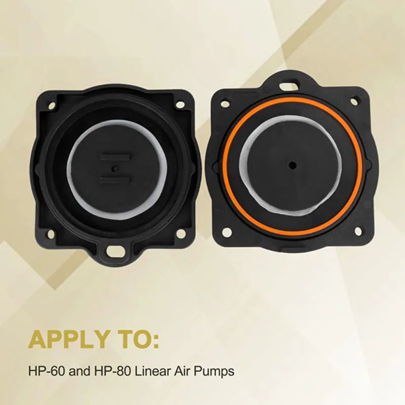 2 قطعة ل هيبولو Hp-80/Hp-60 مضخة هواء الحجاب الحاجز إعادة بناء طقم تصليح صمامات الهواء تصاعد غسالات مرشحات الحجاب الحاجز