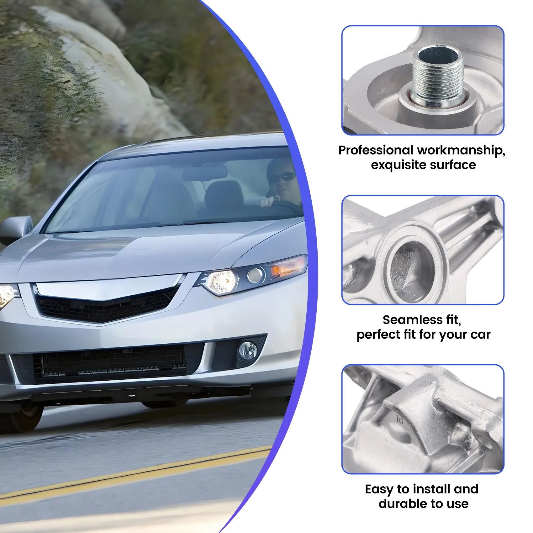 For Honda Accord Costa Odyssey Alesensiwe Oil Filter Holder/Tank New Oil Filter Housing /15310-R40-A00-A28K