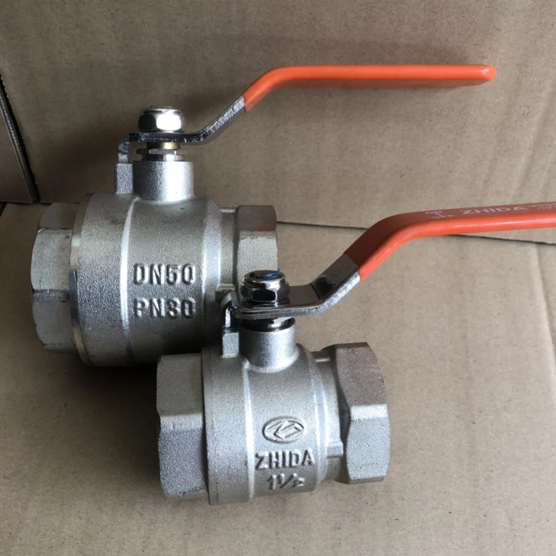 ZHIDA full copper ball valve steam ball valve 300 degree hot water ball valve 4 points DN15/20/25