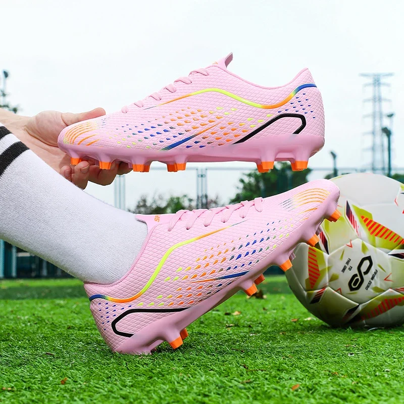 Size 31-44 Children's Soccer Shoes Outdoor Non-slip Football Shoes For Men Women Futsal Sneakers Lightweight Men's Sports Shoes