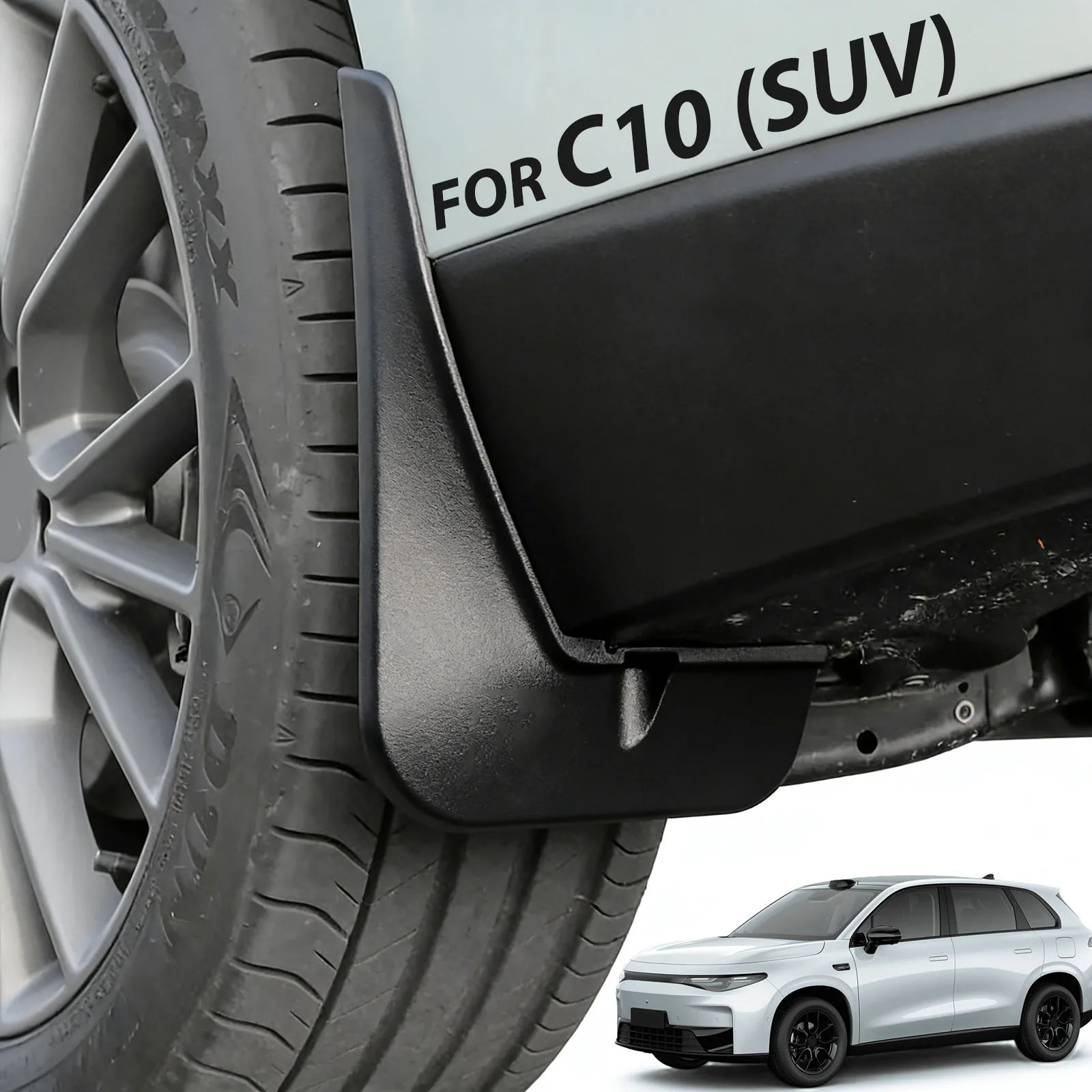 4x Schmutzfänger für Leapmotor i C10 SUV 2024 2025 2026 – Spritzschutz vorne und hinten, geformt, Zubehör