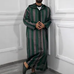 Caftán musulmán para hombre, batas Eid Ramadán, moda de ocio tradicional étnica, Oriente Medio, vestido turco árabe, Dubai