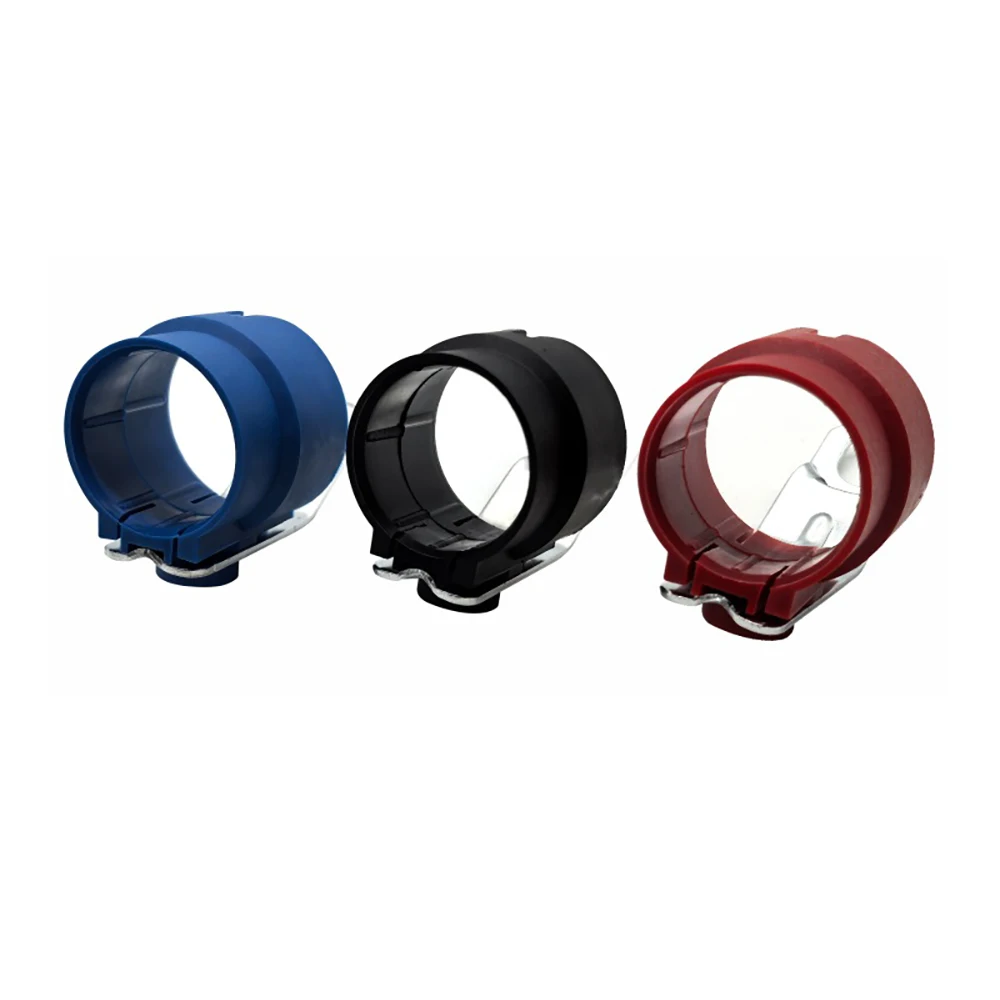 1pc Trailer Dirt Protection Plug Adapter ABS + Metal For 7 And 13 Pin Trailer Plugs Connector Fixer Bracket Black/Blue/Red