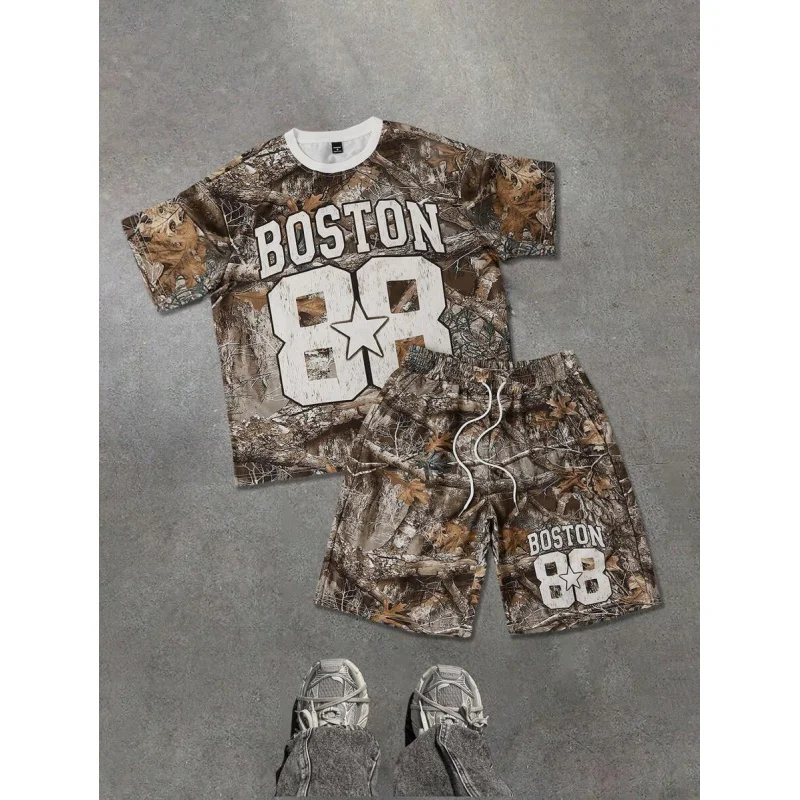 Complete Summer Man Short Sets Men's Sports Set Men's Set New Arrival Goods Y2k Tracksuit for Man Clothes Mens Shorts Clothing