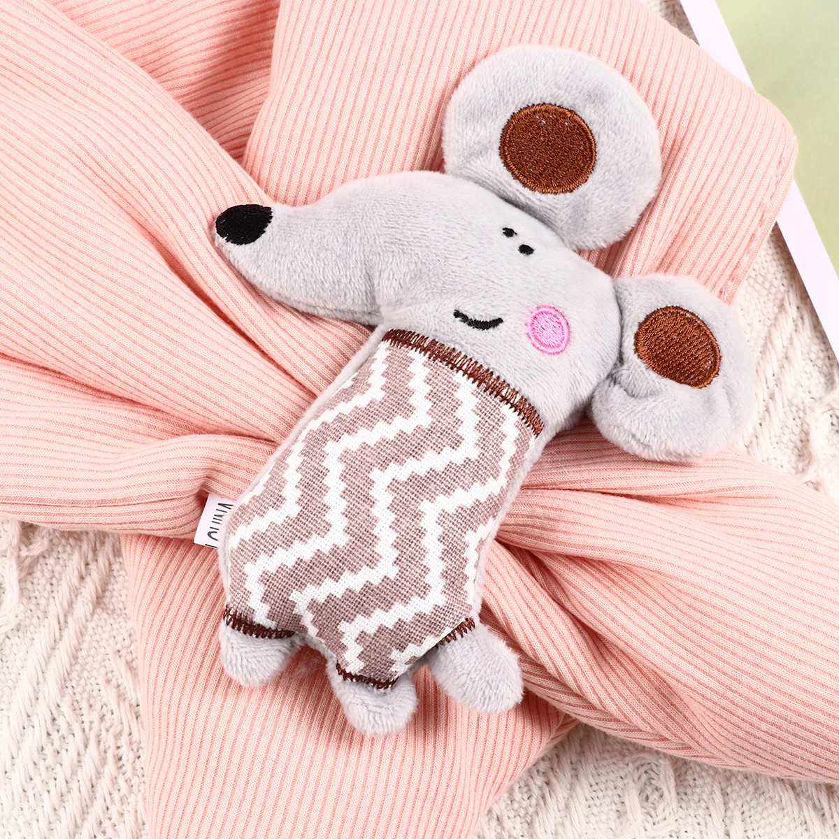 

Cartoon Little Mouse Scarf Autumn Winter Warm Kids Fashion Cross Scarf Gifts Children Birthday Present Baby Accessories