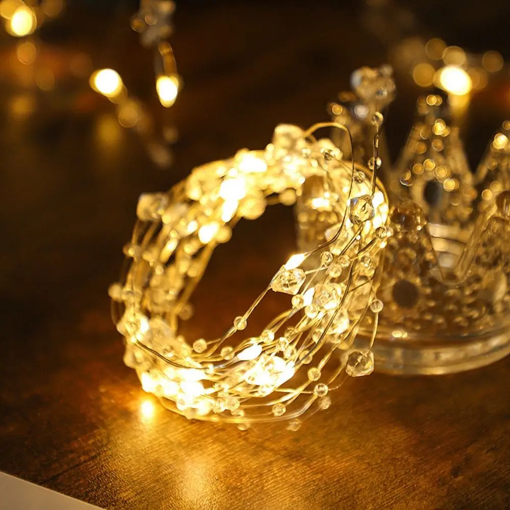 Easy To Install 10m LED String Lights Secure Portable LED Copper Wire Lights Plastic Battery Operated Festival Light Wedding