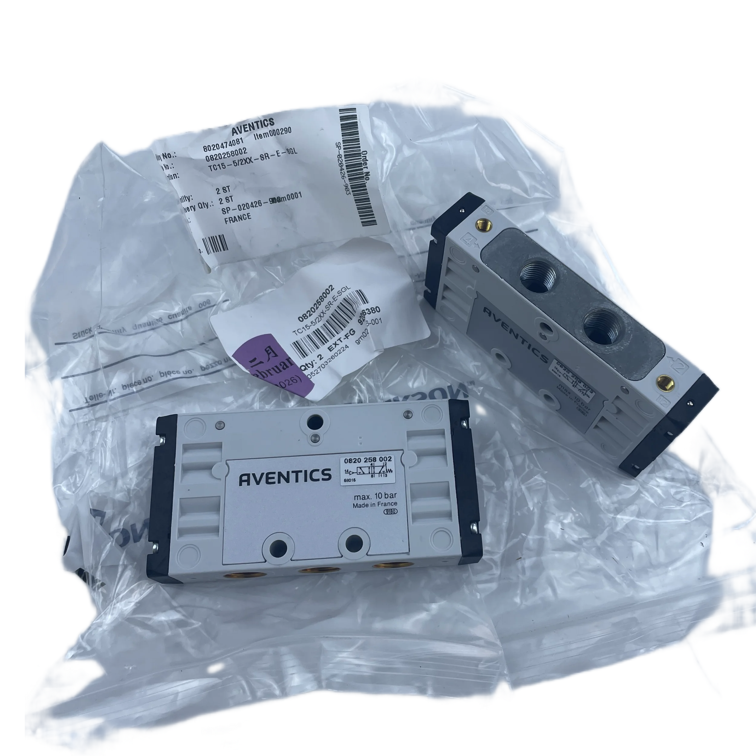 AVENTICS AIR Solenoid Valve 0820260002,0820260003,0820258002,0820258003