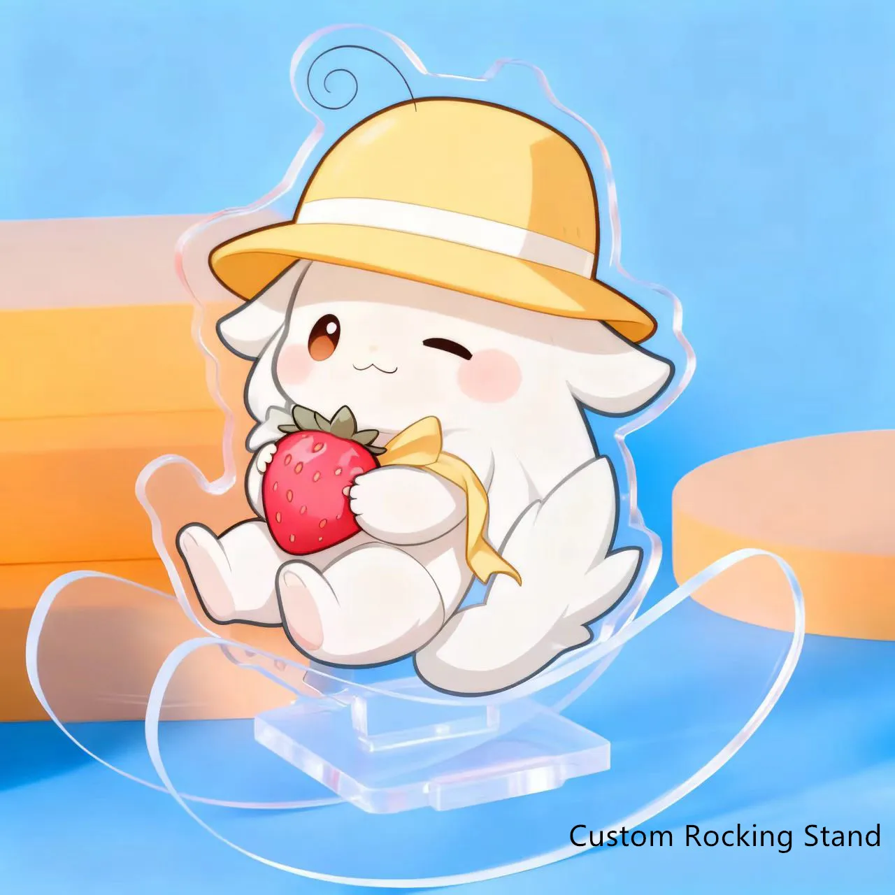 

Customize Acrylic Photos Shakable Stand Funny Cartoon Anime Figure Desktop Ornament Standee Cute Pet Car Accessories Standing