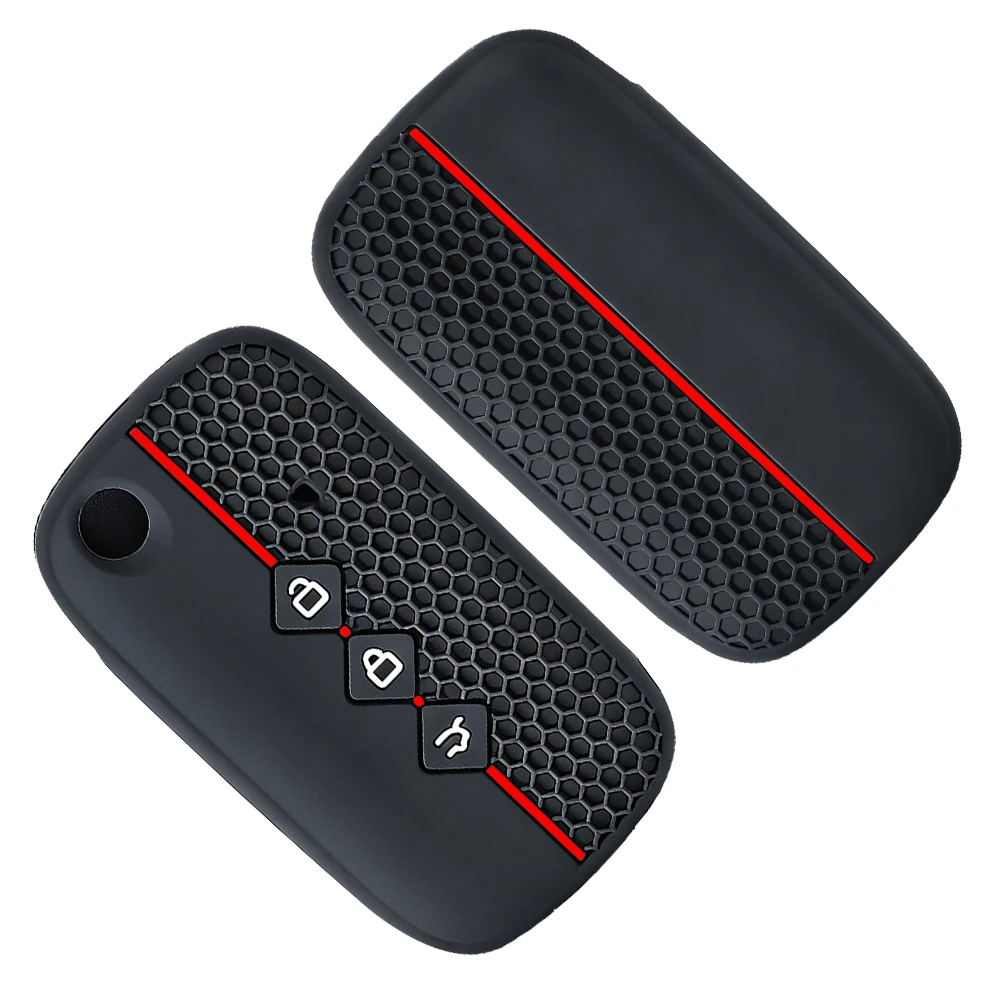 

for Wuling Hongguang S Baojun 510 730 360 560 RS-5 530 630 Chevrolet Aveo Trax Groove Captiva 2024 Silicone Remote Car Key Case