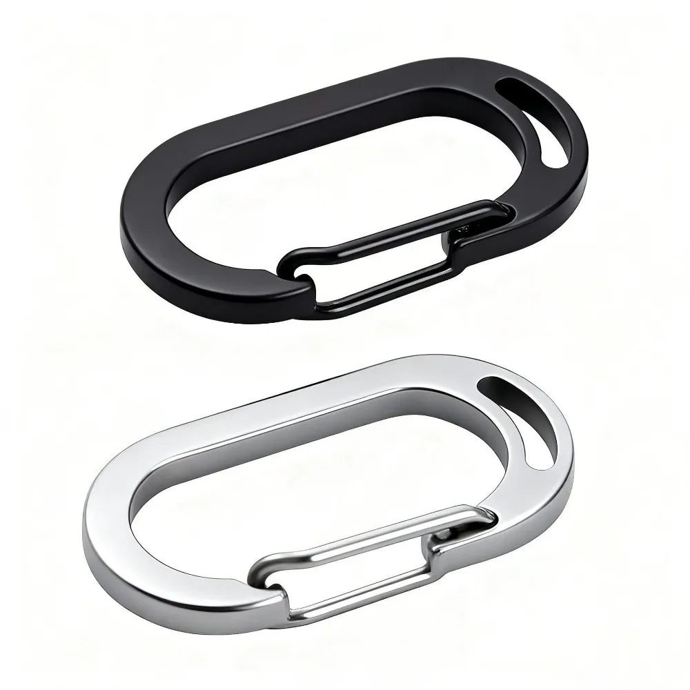Stainless Steel Stainless Steel Carabiner Spring Snap Design Heavy Duty Structure Backpack Buckle Hook Multipurpose