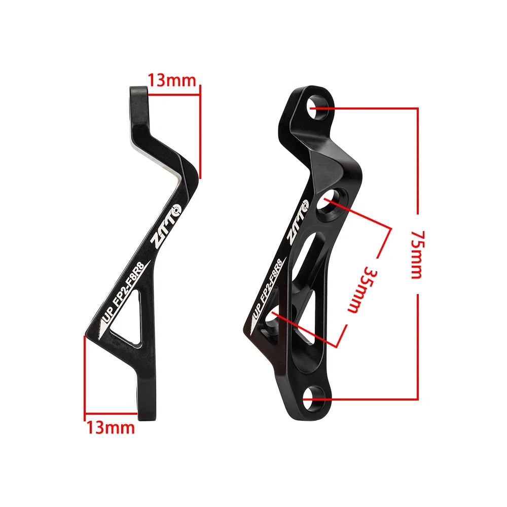ZTTO MTB Post-Mount auf Flat-Mount Scheibenbremsadapter Fahrradhalterung IS PM auf FM Bremssattel Fahrrad-Rotor-Adapter 140 160mm 180mm – Detail 5