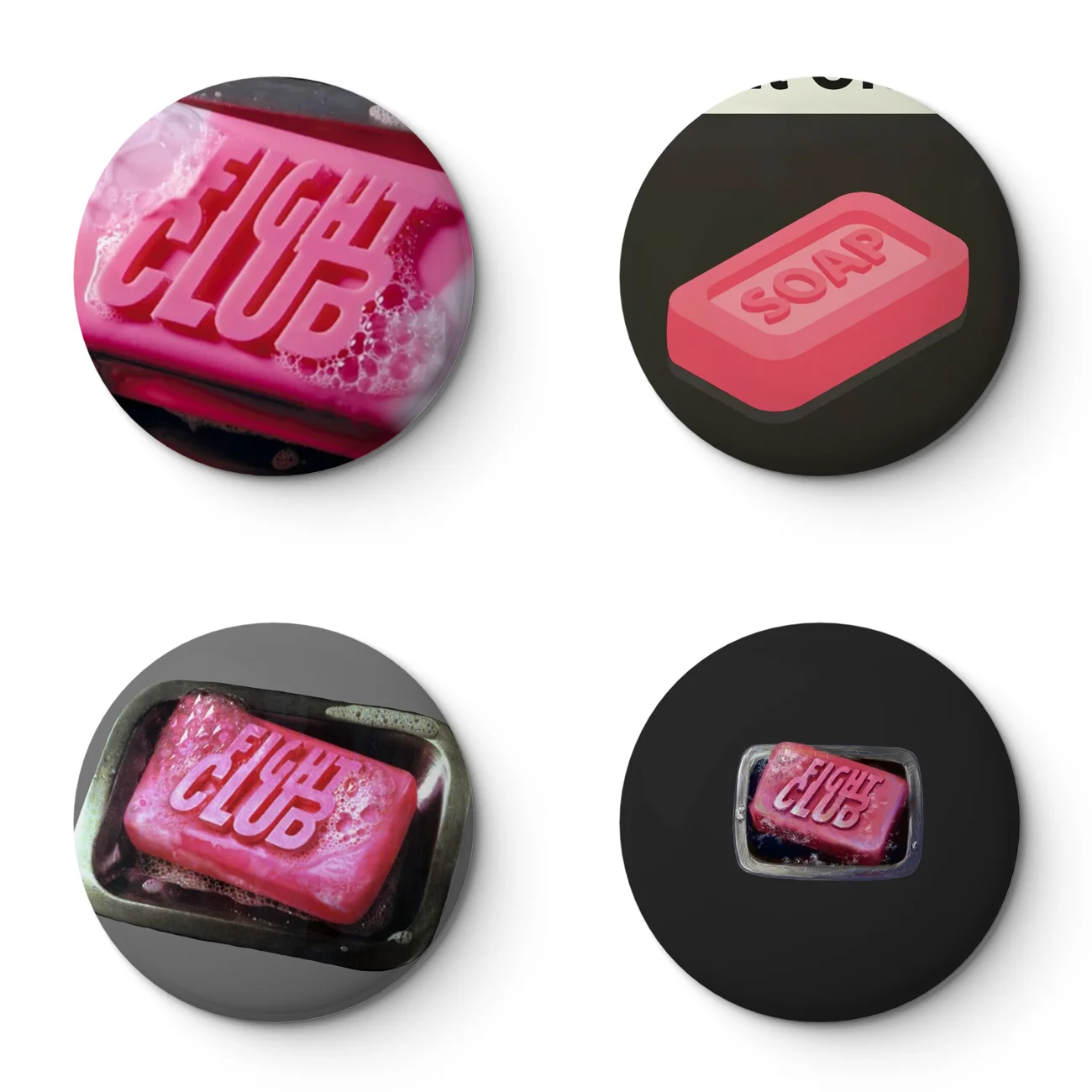 Fight Club Soap Soft Button Pin Customizable Metal Decor Women Jewelry Gift Cute Funny Hat Lover Lapel Pin