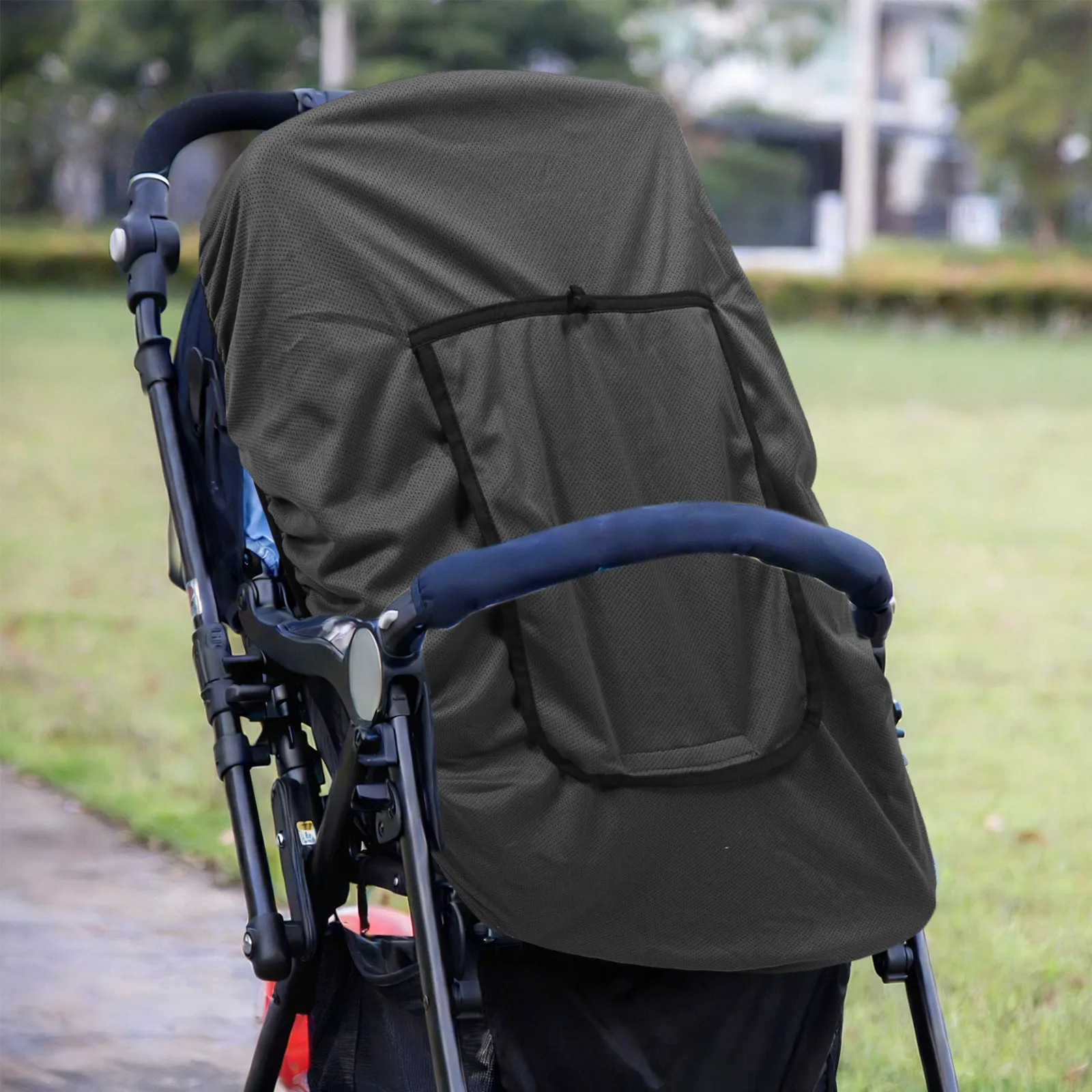 Stroller Sunshade Cover Universal Canopy Attachment Uv Sun Protector Breathable Foldable Shade for Baby Outdoor Walks Travel
