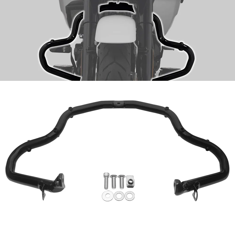 Highway Engine Guard Bumper Crash Bar For Harley Touring Road Street Glide CVO/SE FLTRX FLTRXSE 2023-2026 Motorcycle Parts