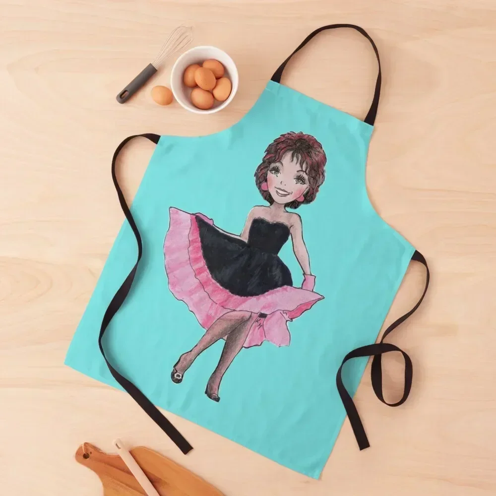 

Cartoon cute dancing girl Apron kitchen woman cookings for women Kitchen For Man Apron