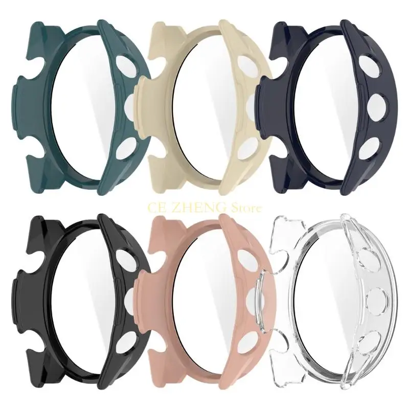 E56B 정확도 컷 투명 스크린 보호기 케이스 충격 방지 설계 시계를위한 얇은 믹싱 보호 쉘 포어 러너너 570 사용