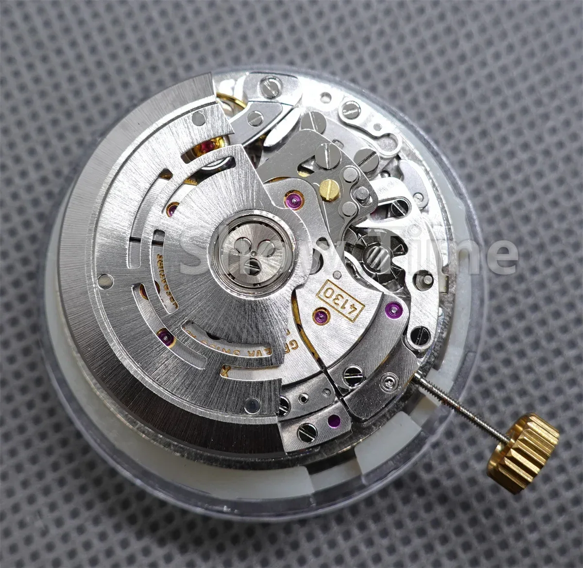 حركة Noob 4130 حركة ساعة أوتوماتيكية 3.6.9 كرونوغراف لآسيا 4130 استبدال ميكانيكي حركة إصلاح مصنع نظيف