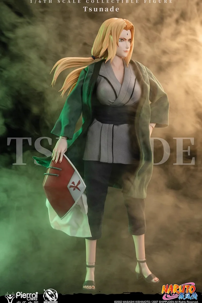 Rockettoys Naruto Tsunade 1/6 skala kolekcjonerska figurka ruchomy wspólny lalka żołnierze Model zestaw garażowy zabawki dla dzieci prezent