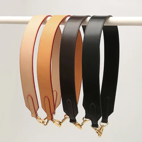 Correa ancha de cuero genuino de 65CM para bolsos, correas para bolso de hombro curtido vegetal para mujer, accesorios para bolso cruzado con asa
