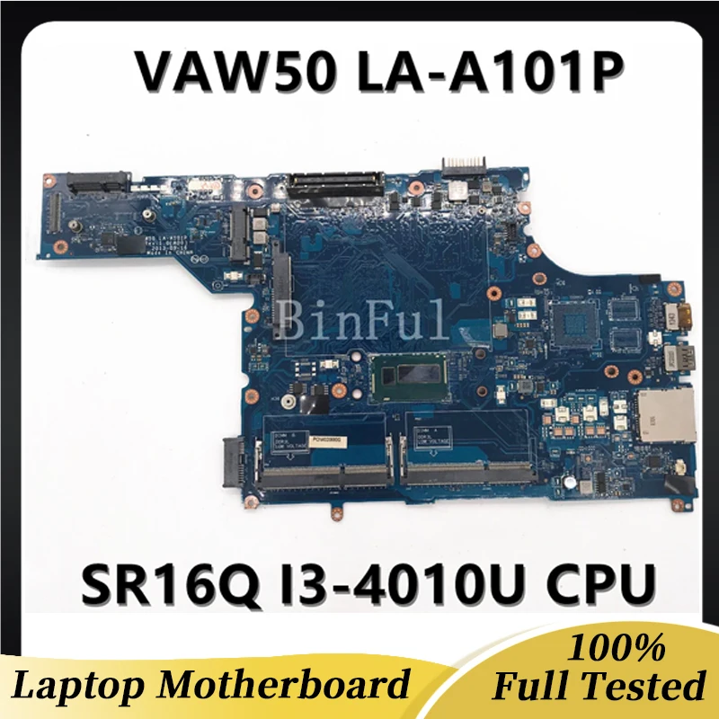 VAW50 L Shipping High Quality Mainboard For Latitude E5540 Laptop Motherboard With SR16Q I3-4010U CPU 100% Tested OK