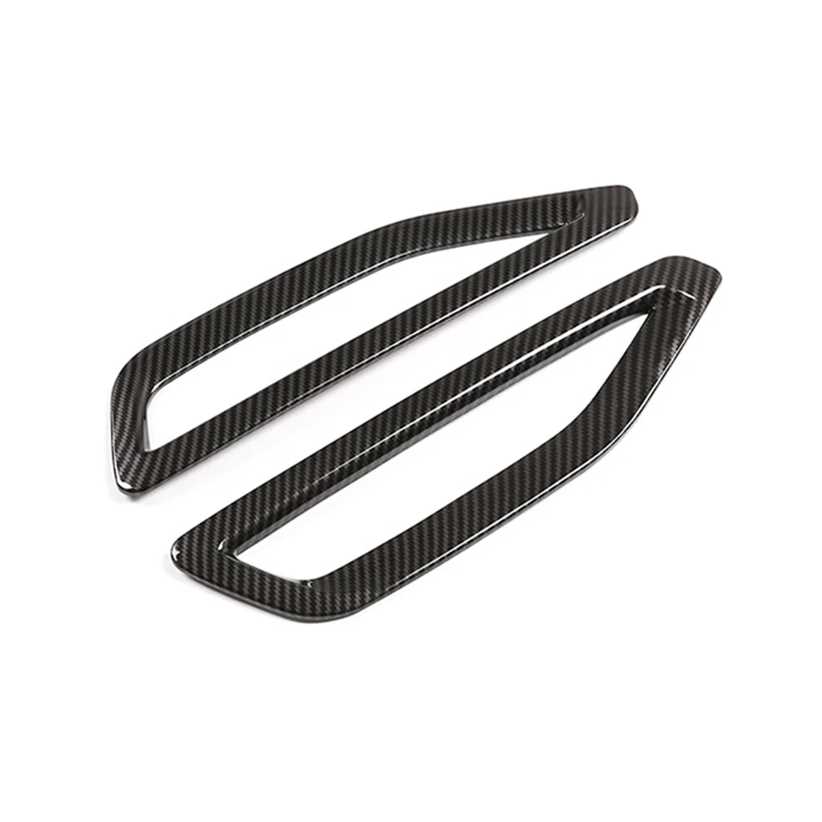 Car Side Air Vent Flow Fender Frame Cover Trim Sticker Accessories for BMW X5 G05 2019-2023 - Carbon