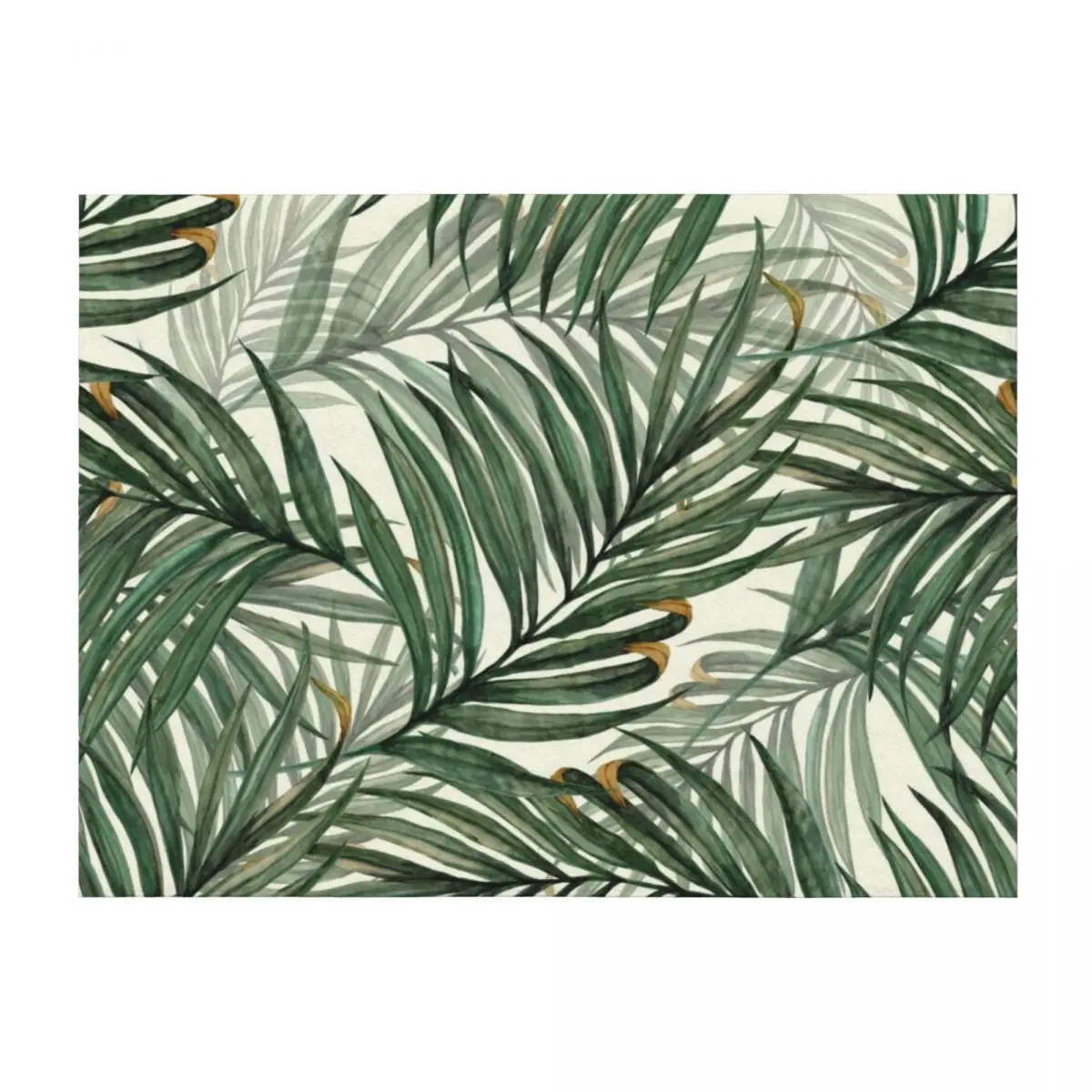 

Palm Leaves Throw Blanket Moving blankets and throws Loose Designers Blankets