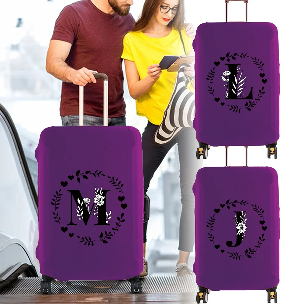 

Trolley Box Cover Thick Elastic Luggage Cover Protector Trolley Box Suitable Garland Letter Series Dust Cover 18-32inch