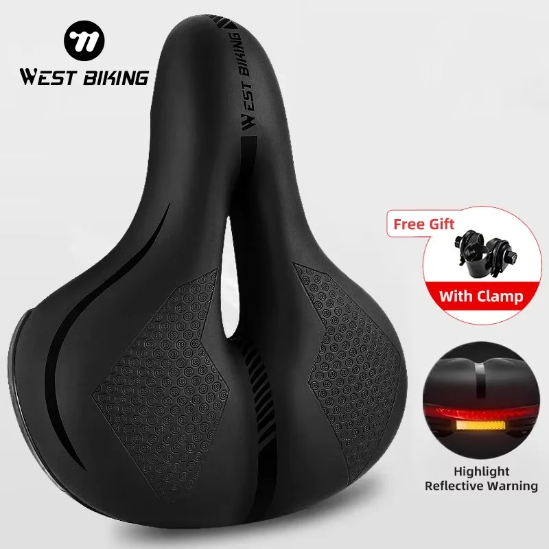 רכיבה מערב אופניים נוחים אוכפים ספיגת הלם עבות ספיגת הלם מוכה ספיגת אופניים mtb