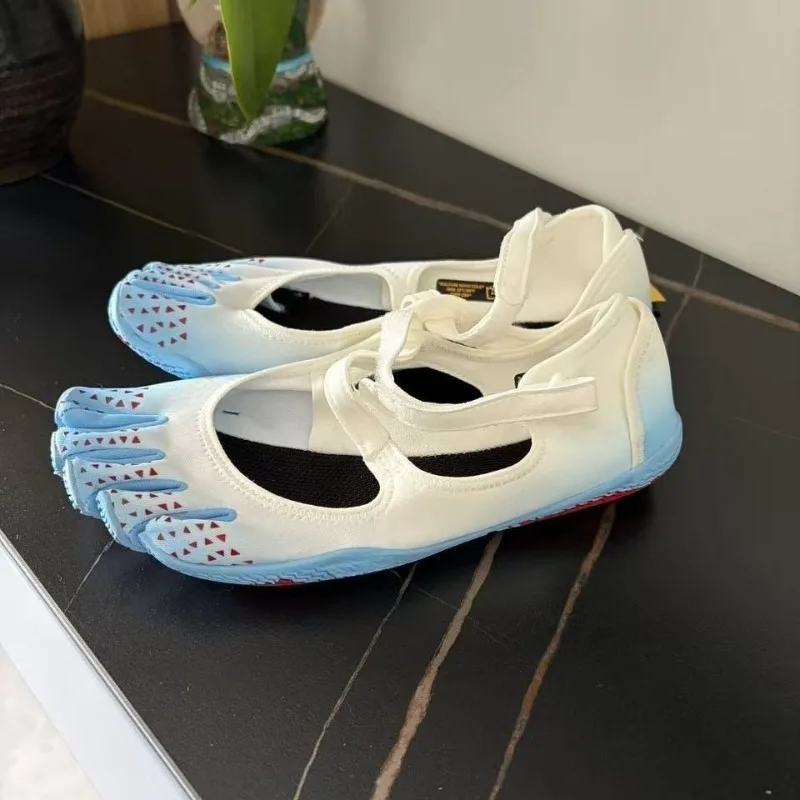 Vib Five-Finger Shoes Women, Indoor Fitness Sports yoga Pilates Soft-Soled Non-Slip Dance Training Shoes VSOUL