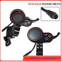 Electric Scooter LCD Display Meter Instrument Panel Power Switch Throttle 36V 48V Universal  NJAX-T NJ AOXIONG