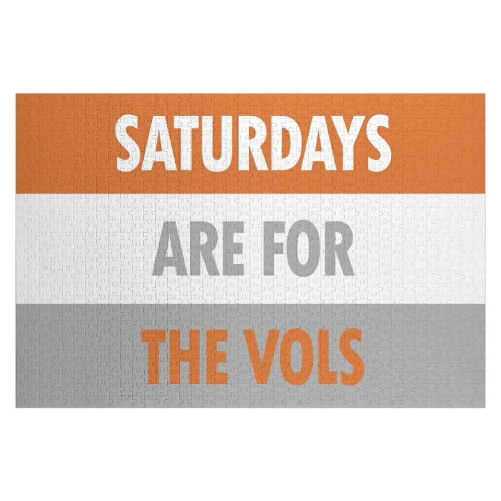 

Saturdays are for the Vols Jigsaw Puzzle Wooden Boxes Customizable Child Gift Iq Personalized Gift Ideas Puzzle