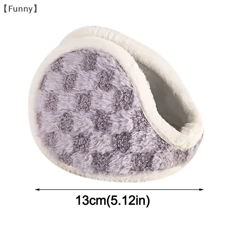 [مضحك] غطاء للأذنين مقاوم للبرودة للخريف والشتاء سميك ودافئ من القطيفة للنساء والرجال غطاء أذن مريح مقاوم للرياح للجنسين