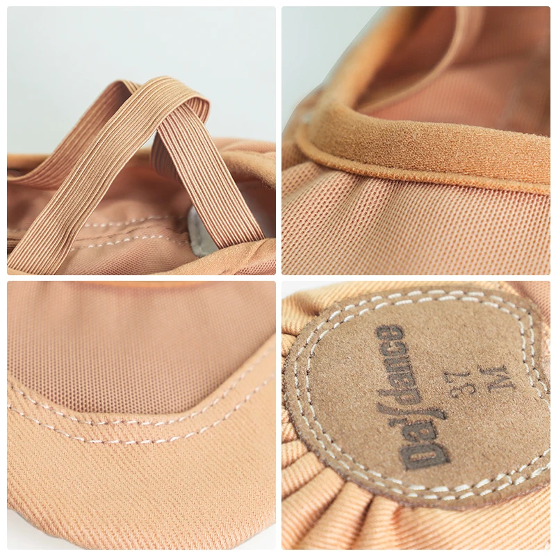 Elastic Mesh Ballet Shoes para mulheres, Sapatos de dança bailarina respirável, Sola macia adulta, Meninas Ballet Chinelos, Alta qualidade