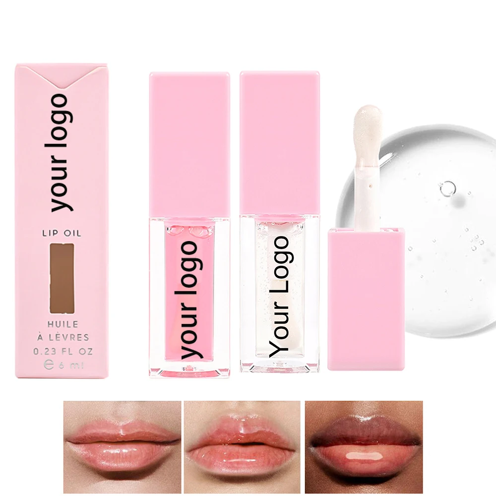 

Custom Logo Makeup Watermelon Plumping Lip Oil Vegan Private Label Lip Gloss Wholesale Long Lasting Strawberry Clear Lipgloss