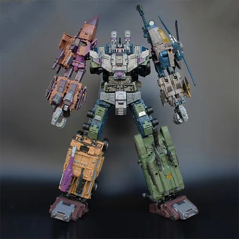 In Stock Jinbao Huntianbao Five-in-one Fusion Robot Combination  Hercules Children Toy Model Boy Gift Action Figures