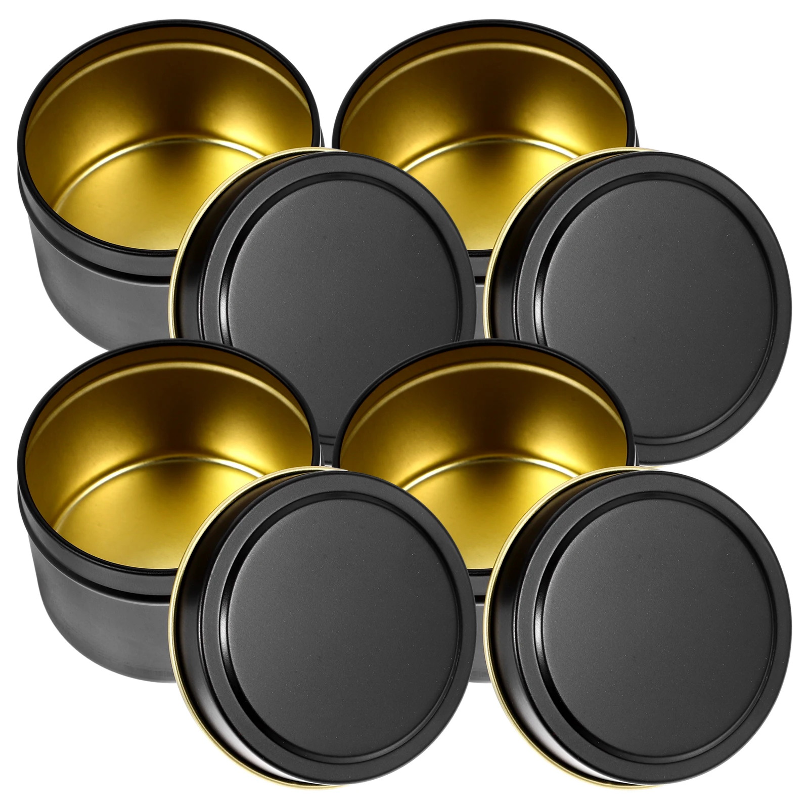 

4 Pcs Tin Box Aromatherapy Gift Can Making Iron Metal Storage Container Jar