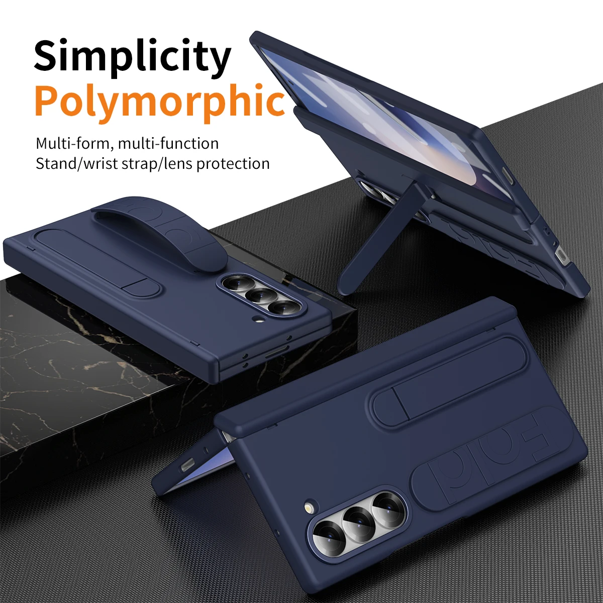 For Samsung Galaxy Z Fold 7 6 5 4 3 TriFold Case Shockproof Rugged Armor 360 Full Protector Hinge Phone Cover with Pen