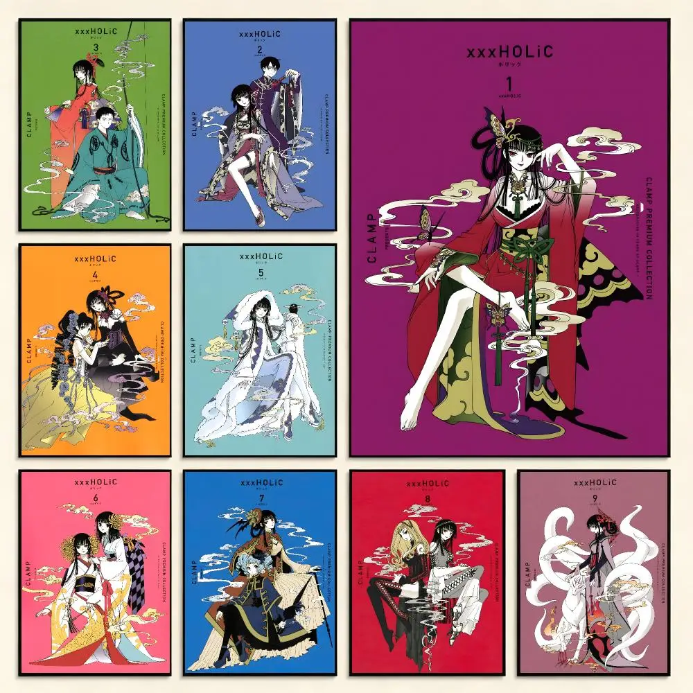 Supernatural Anime xxxHOLiC Poster Digital Solvent Print Waterproof PP Fade-Resistant Wall Art Room Decor Gift