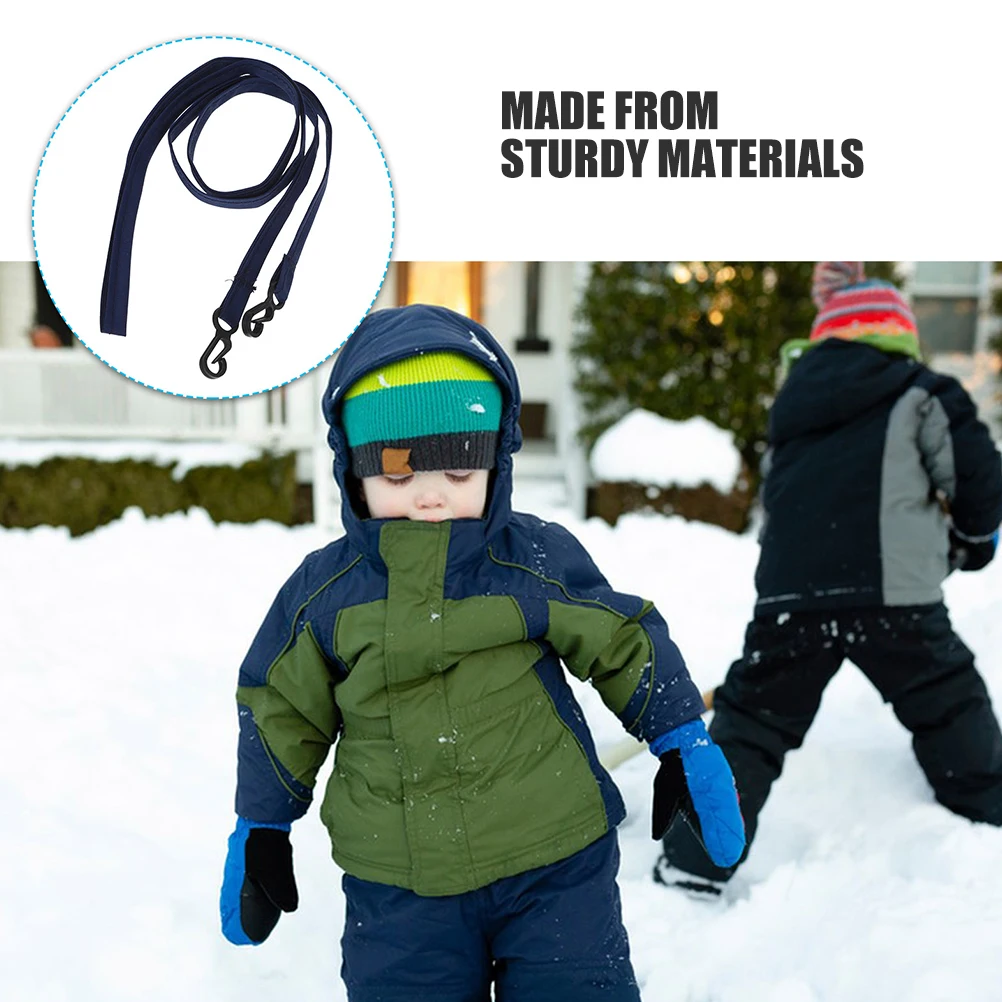 5 قطعة حزام القفازات مكافحة خسر التزلج الحبل خفيفة الوزن الجلد ودية حبل النايلون للرياضات الشتوية القفاز المقود في الهواء الطلق #2