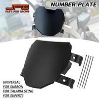 Number Plate For Surron S X Motorcycle Accessories Front License Registration Plate For Stark Varg Talaria Sting Electric E-Bike