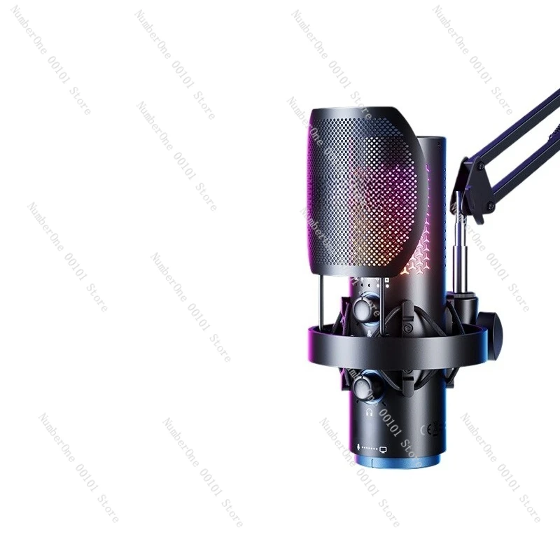 K5computer microphone live streaming host professional recording live game noise reduction desktop wireless condenser microphone