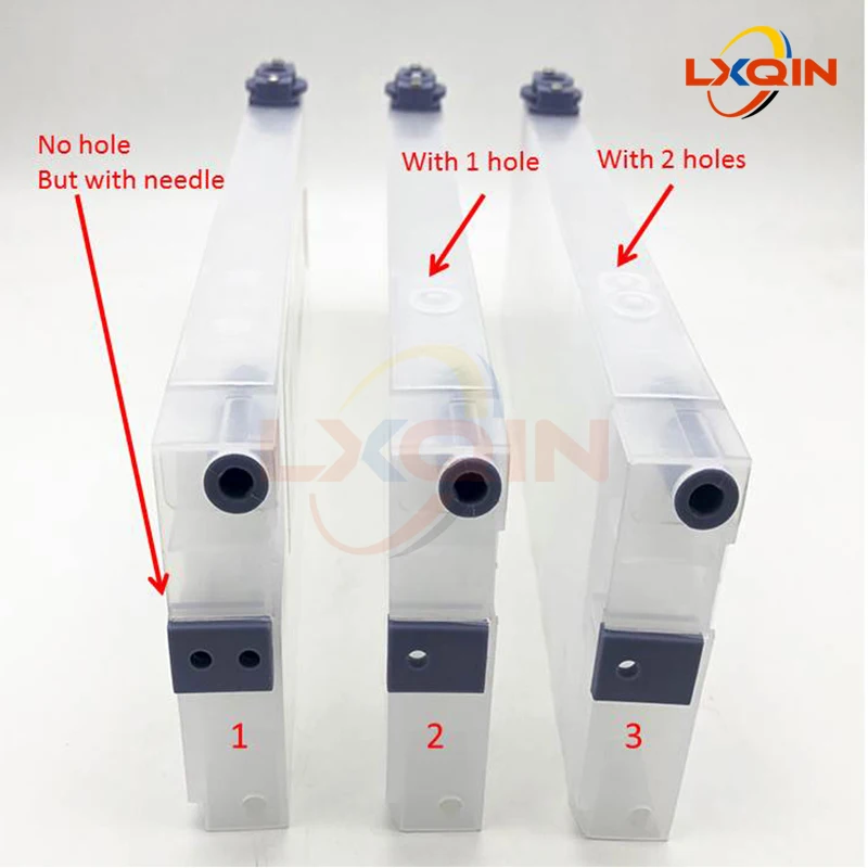 

LXQIN 4pc/lot 220ml Ink Cartridge With Float CISS Auto Refill Bulk Ink System Sub Tank Plotter Printher