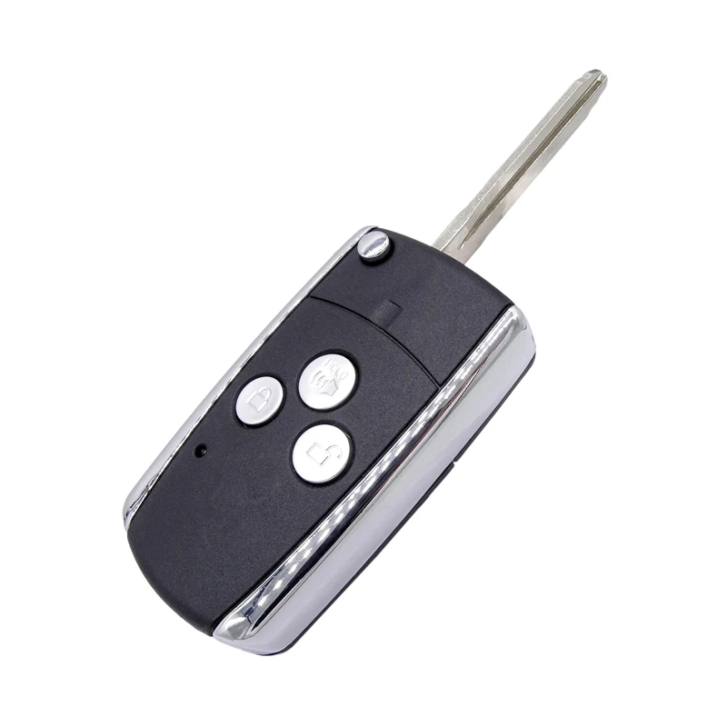 

Складной чехол для автомобильного ключа с 3 кнопками для Toyota Camry/Corolla/RAV4/Venza/Yaris, 1 шт.