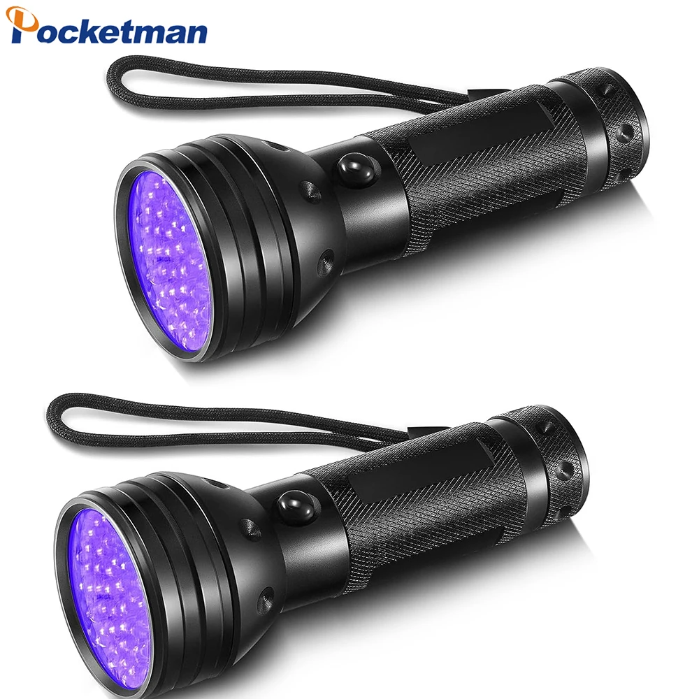

51LED UV Flashlight 395-400nm Black Light Flashlights Ultraviolet Torch UV Light Detector for Pet Urine Stains Scorpion