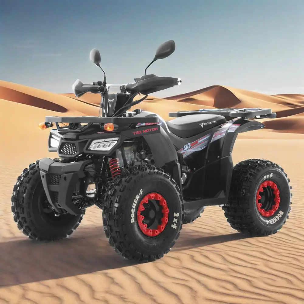 Tao Motor 2025 New CE Approved Cuatrimoto Moto Automatic Chain Drive 4 Wheelers 125cc ATV