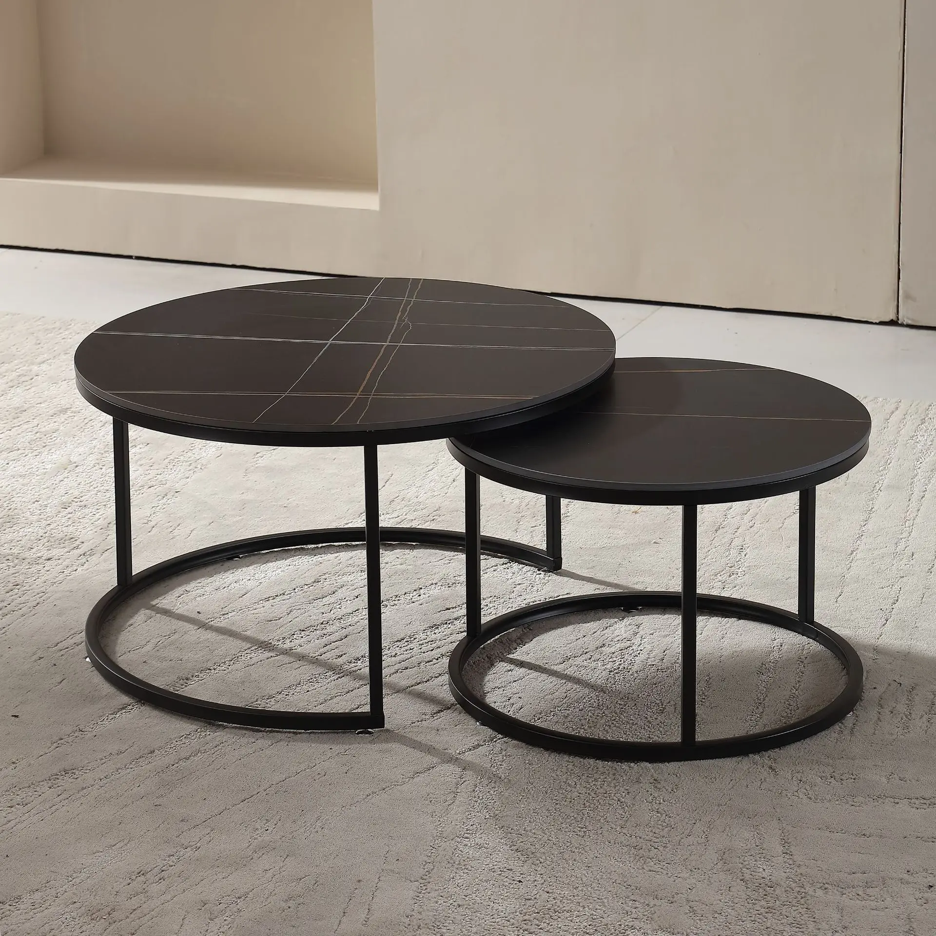 LOU11  Living room mother and child tea table small apartment modern home size tea table combination simple tea table